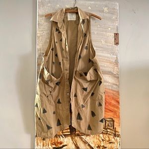 State the Label smock (handcrafted)